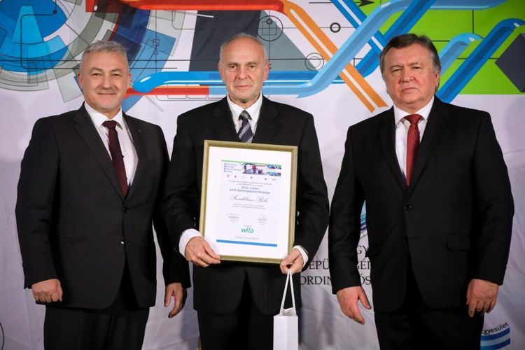 Smidéliusz Béla az év épületgépész oktatója
