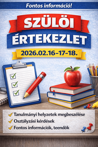 Szülői értekezletek 2026 február