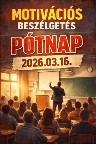 Motivációs beszélgetés pótnap